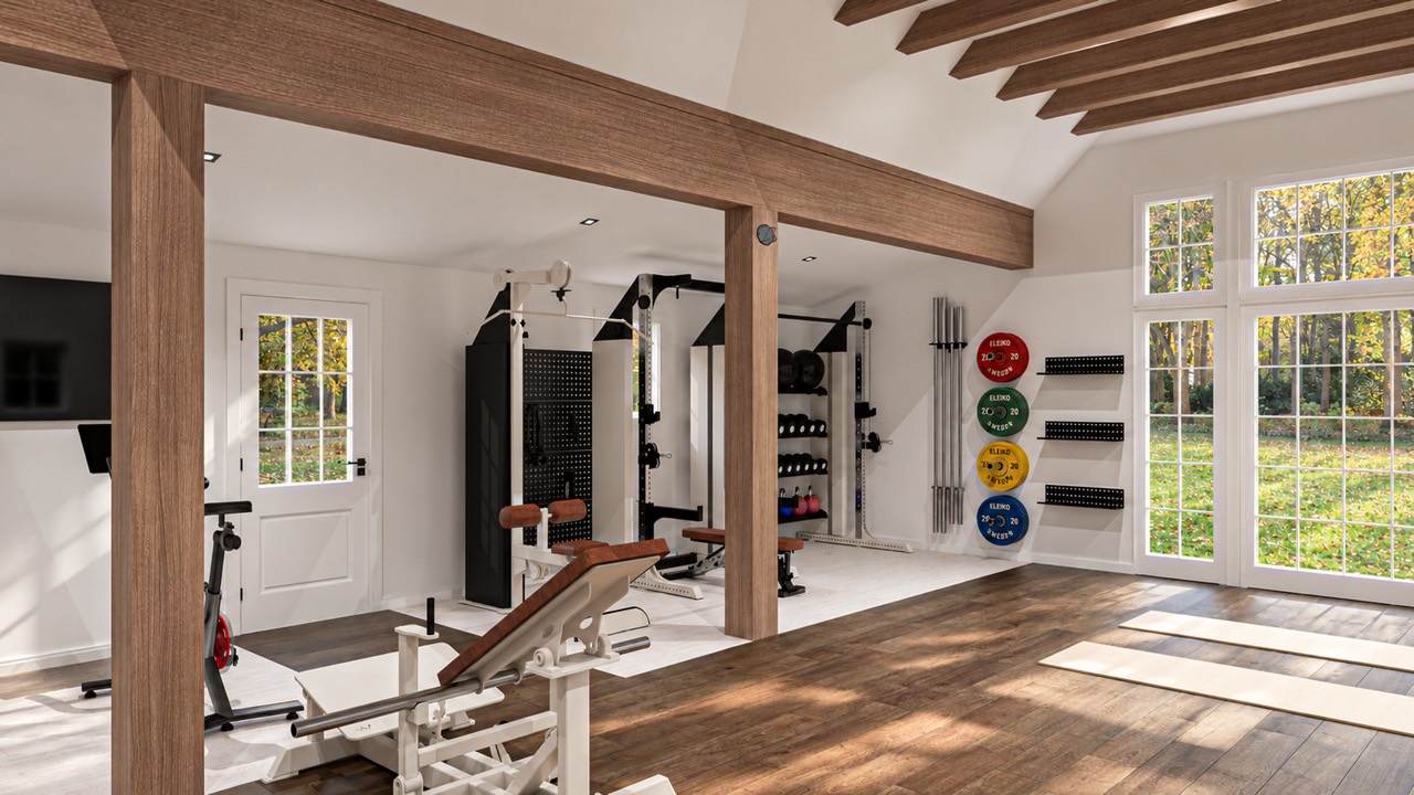 Glen Cove gym — rack detail