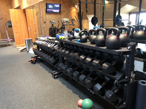 Sands Point dumbbell and kettlebell organization